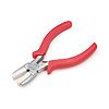 Flat Nose Pliers with Rubber Jaw - Jewelry Making Tools - Mini Chain Nose Pliers - 