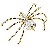 Christmas Spider Ornament Kit - Crystal / Gold - Christmas Spider Ornament Kit - Christmas Spider to Make - 