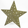 Tea Light Holder - Tin Star - Rustic Green - Tea light holder - 