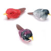 Mushroom Birds - Assorted Colors - Fat Birds - 