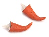 Mini Carrots - Bent Snowman Nose - Orange - Miniature Carrots - Snowman Nose - 