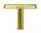 T-Bar Key for Music Boxes - Gold Colored - Winding Music Box Key - T bar Key - Winder Music Box Key - 