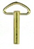 Triangle Head Key for Music Boxes - Gold - Winding Music Box Key - Winder Music Box Key - 