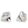 David Tutera Faceted Acrylic Diamonds with Charm Hole - Clear - Party Supplies - 