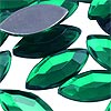 Marquise Rhinestones - Rhinestone Shapes - Emerald - Rhinestone Embellishments - Pointed - Rhinestones - Navette Rhinestones - 