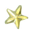 Rhinestone Faceted Stars - Lt Yellow - Rhinestone Stars - 