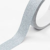 Gray Glitter Washi Tape - Design Tape - Scrapbook Tape - GRAY - Where to Buy Washi Tape - Wide Washi Tape - Decorative Masking Tape - Deco Tape - Washi Masking Tape - 