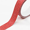Red Glitter Washi Tape - Design Tape - Scrapbook Tape - RED - Where to Buy Washi Tape - Wide Washi Tape - Decorative Masking Tape - Deco Tape - Washi Masking Tape - 