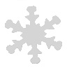 Snowflake Sequins - Silver - Starflake Sequins - Snowflake Sequin - 