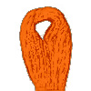 DMC Embroidery Thread - Embroidery Floss 970 - Lt Pumpkin - Embroidery Floss - Embroidery Skeins - 