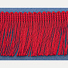 Red Fringe Trim - Fringe Material - Fringe Fabric Trim - Red - Fringe Trim By The Yard - Fringe Ribbon - 