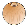 Wooden Round Ball - Unfinished - Wooden Balls - Round Wooden Balls - Wooden Head - 