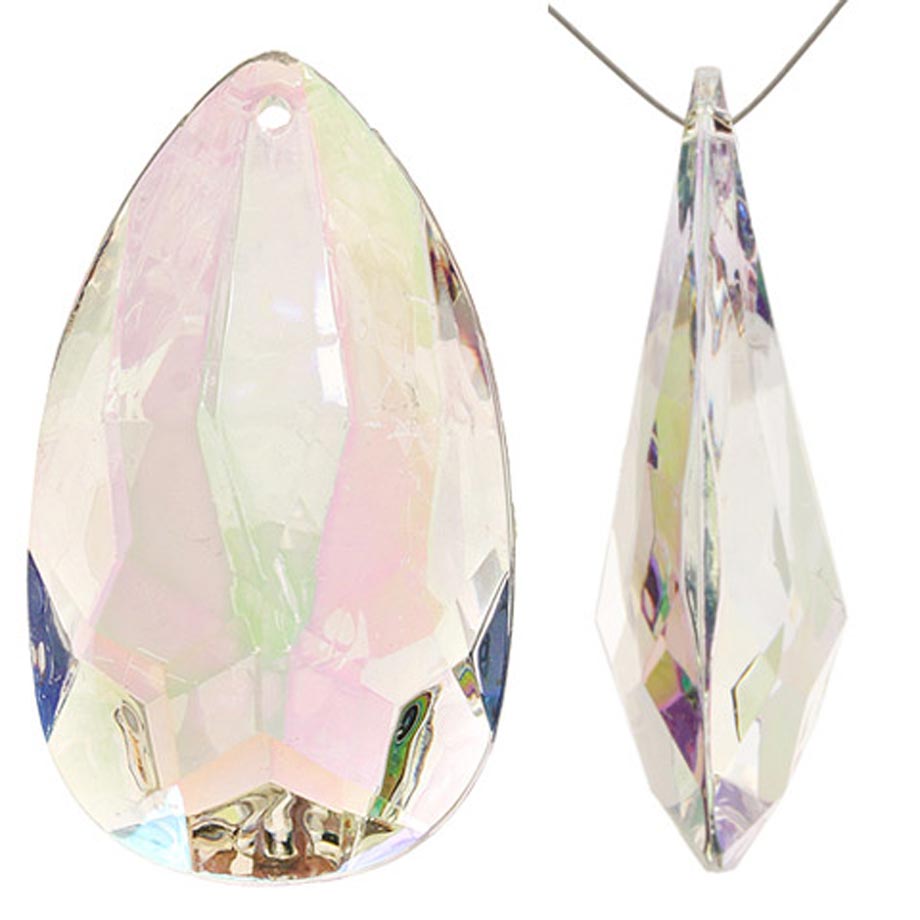 Faceted Teardrop Birthstone Beads