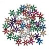 Metallic Plated Starflake Beads - 12mm Starflake Beads - Sunburst Beads - Starburst Beads - Ferris Wheel Beads - Paddlewheel Beads