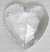 Acrylic Faceted Heart Bead - Acrylic Faceted Heart Bead