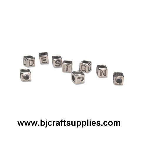 Square Alphabet Beads