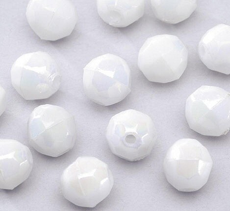 Faceted Beads - AB Faceted Beads