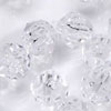 Faceted Rondelle Beads - Faceted Spacer Beads - Crystal - Rondelle Spacer Beads