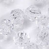 Faceted Beads - 8mm Faceted Acrylic Beads - Plastic Faceted Beads - 8mm Faceted Beads