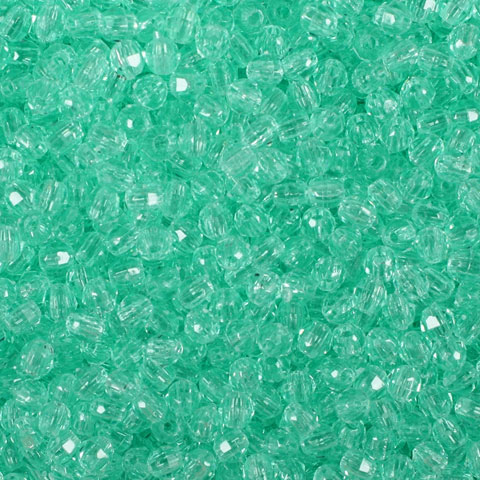 8mm Faceted Acrylic Beads - Plastic Faceted Beads - 8mm Faceted Beads