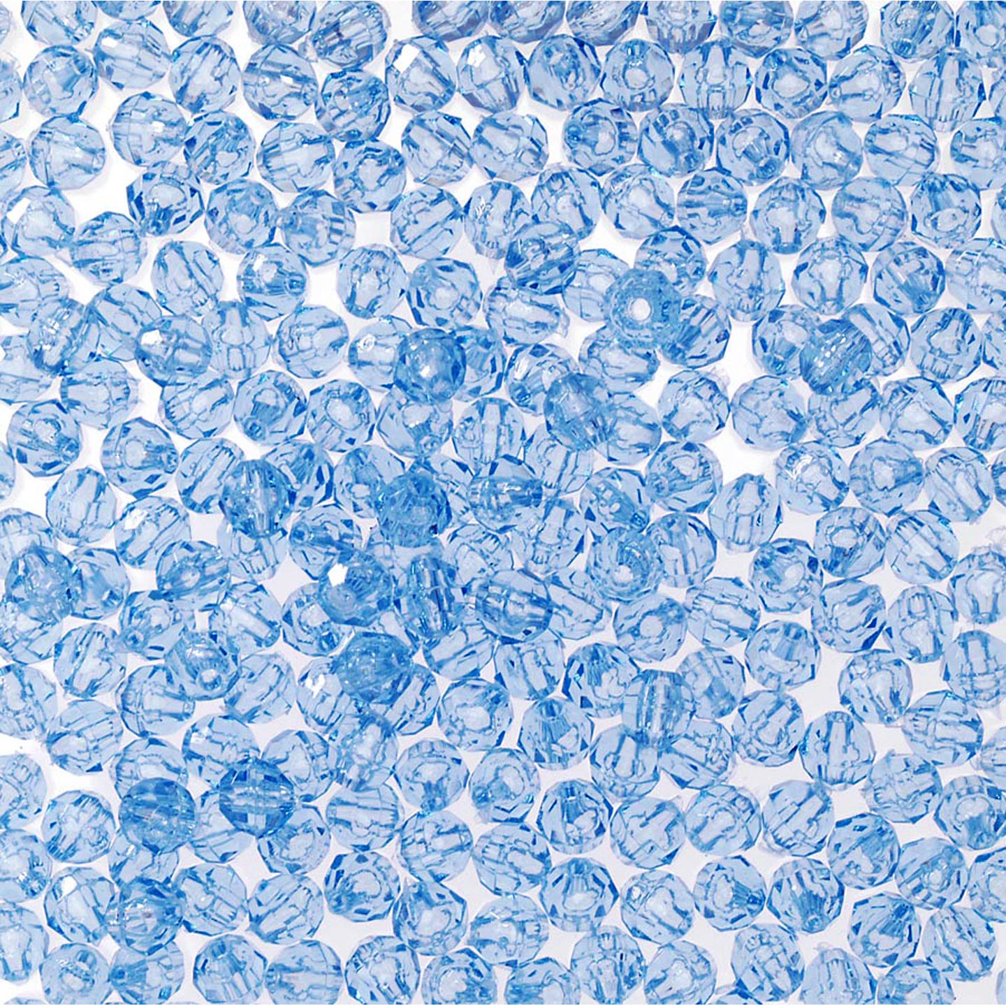 Faceted Plastic Beads - Acrylic Faceted Beads - 10mm Faceted Beads