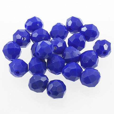 Fishing Beads - Acrylic Faceted Beads - Plastic Faceted Beads - Faceted Craft Beads