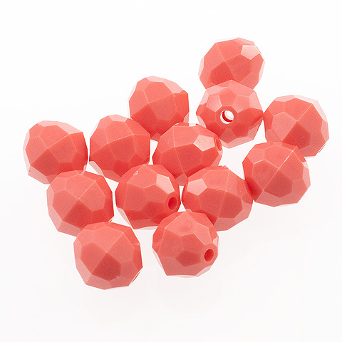 Fishing Beads - Acrylic Faceted Beads - Plastic Faceted Beads - Faceted Craft Beads