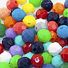 Faceted Beads - Faceted Acrylic Craft Beads - Fishing Beads - Acrylic Faceted Beads - Plastic Faceted Beads - Faceted Craft Beads