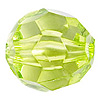 Faceted Acrylic Beads - Lime - Acrylic Beads - Acrylic Crystal Beads - Clear Acrylic Beads