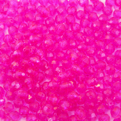 Fishing Beads - Acrylic Faceted Beads - Plastic Faceted Beads - Faceted Craft Beads