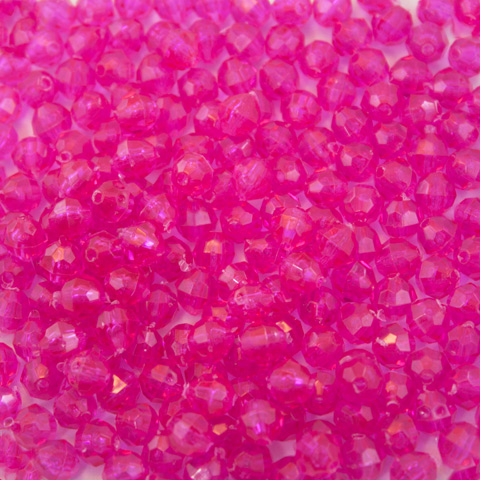 Facet Beads - 6mm Fishing Beads - Faceted Beads Bulk