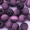 Glass Cat Eye Beads - Round Fiber Optic Beads - Glass Beads - Cats Eye Glass Beads