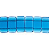 CARRIER BEADS - CZECH CARRIER BEADS - Aquamarine - Two Hole Beads - 2 Hole Beads - 2 Hole Pillow Beads
