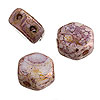 Two Hole Beads - 2 Hole Beads - Honeycomb Beads - 2 Hole Slider Beads - Double Hole Beads - 2 Hole Honeycomb Beads