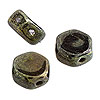 Two Hole Beads - 2 Hole Beads - Honeycomb Beads - 2 Hole Slider Beads - Double Hole Beads - 2 Hole Honeycomb Beads