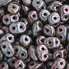 SuperDuo Beads - Twin Beads - Luster Green - Super Duo - Two Hole Beads - 2 Hole Beads - Duo Beads - Super Duo Beads