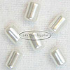 Pearl Glass Tube Beads - Glass Beads - Tube Beads - Pearl Beads