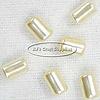 Pearl Glass Tube Beads - Glass Beads - Tube Beads - Pearl Beads