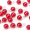 Pearl Beads - Red - Pearl Beads - Round Beads - Round Pearls - Red Pearls - Loose Pearl Beads