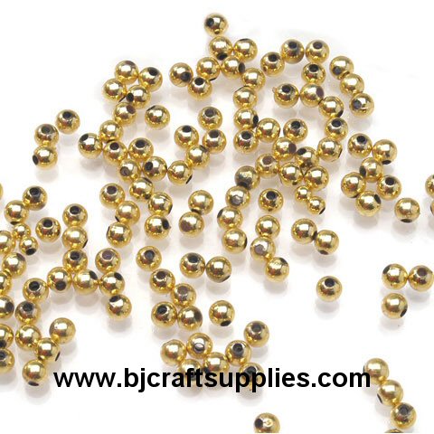 Pearl Beads - Round Beads - Round Pearls - Gold Pearls - Loose Pearl Beads