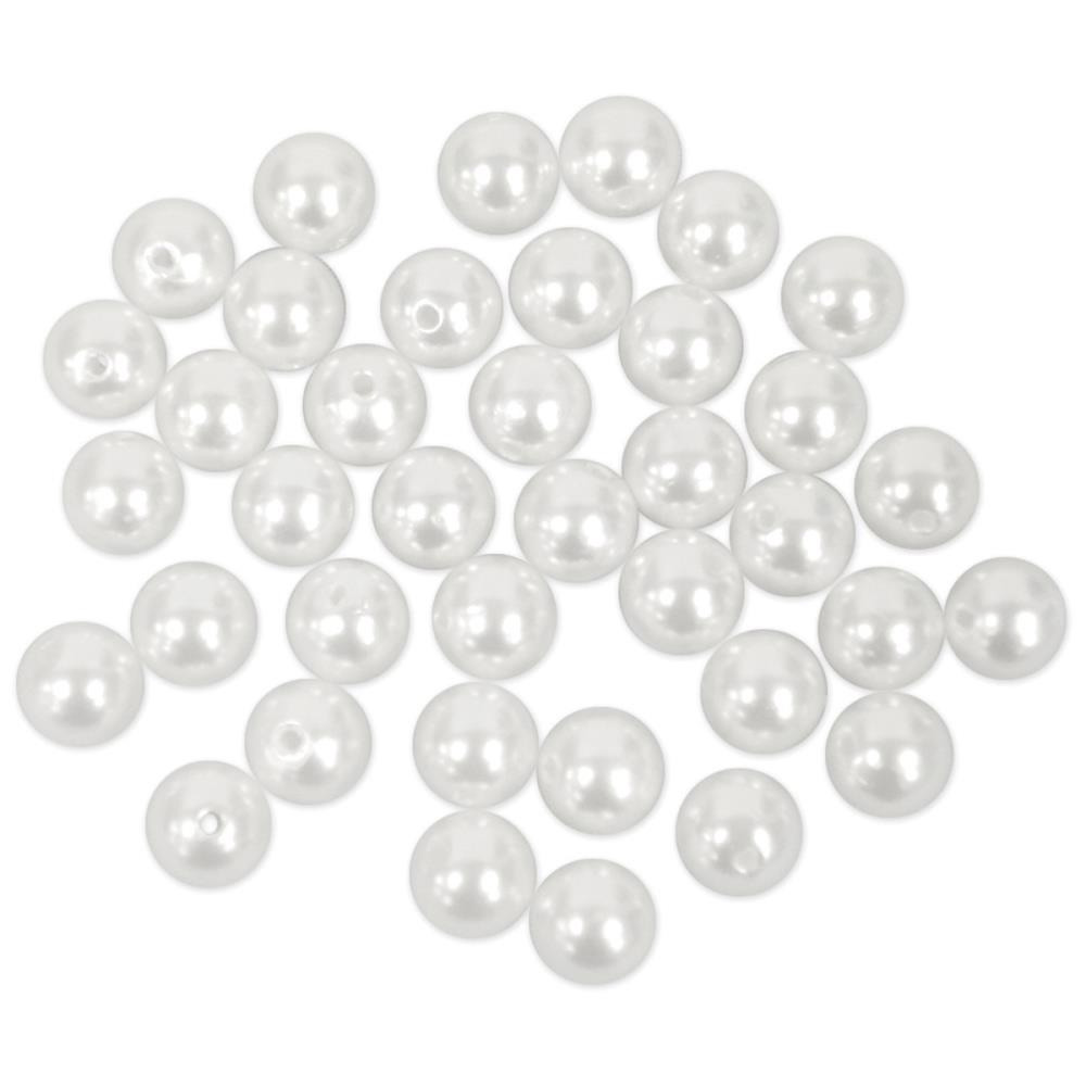 Pearl Beads - Round Beads - Round Pearls - White Pearls