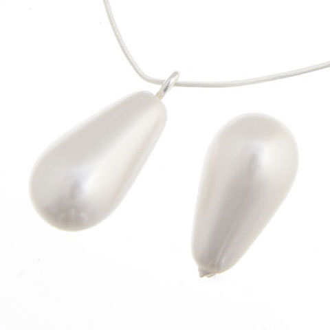 Pearl Teardrop Beads - Pearl Drop Beads - Preciosa Crystal Pearl