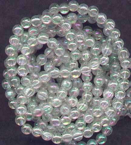Round AB Pearls - Clear Ab - AB Pearl Beads - Round Beads