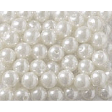 Pearl Beads - Round Beads - Round Pearls - White Pearls - Loose Pearl Beads