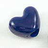 Pony Heart Beads - Heart Shaped Beads - Navy Blue Op - Heart Beads - Heart Pony Beads - Pony Bead Hearts