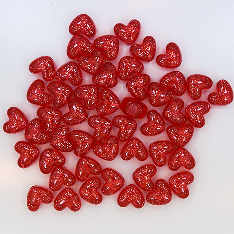 Pony Heart Beads - Pony Hearts - Pony Bead Hearts