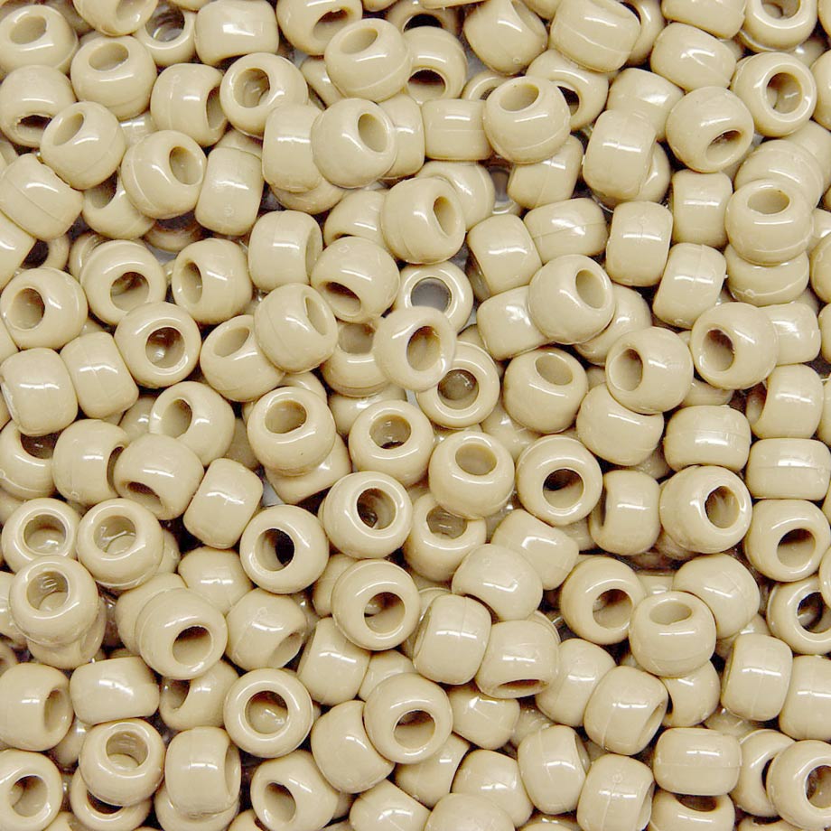 Craft Beads - Hair beads - Plastic Beads - Plastic Pony Beads - Opaque Pony Beads