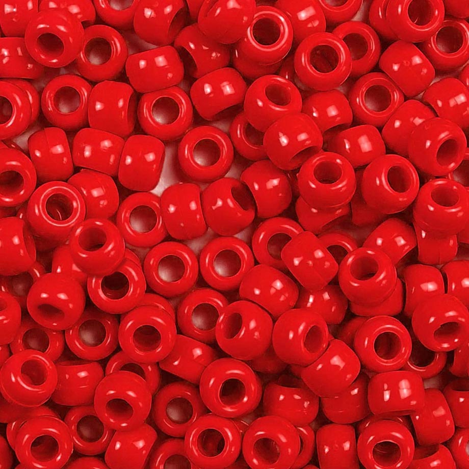 Pony Beads Bulk - Craft Beads - Hair beads - Plastic Beads - Plastic Pony Beads - Opaque Pony Beads