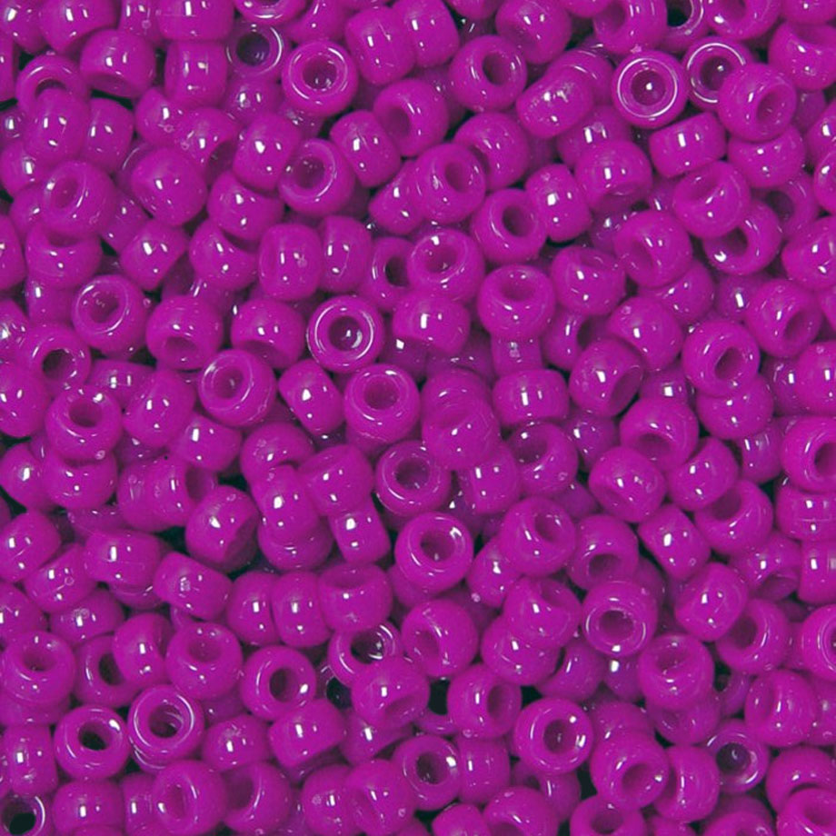 Craft Beads - Hair beads - Plastic Beads - Plastic Pony Beads - Opaque Pony Beads