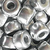 Metallic Silver Pony Beads - Metallic Silver - Pony Beads